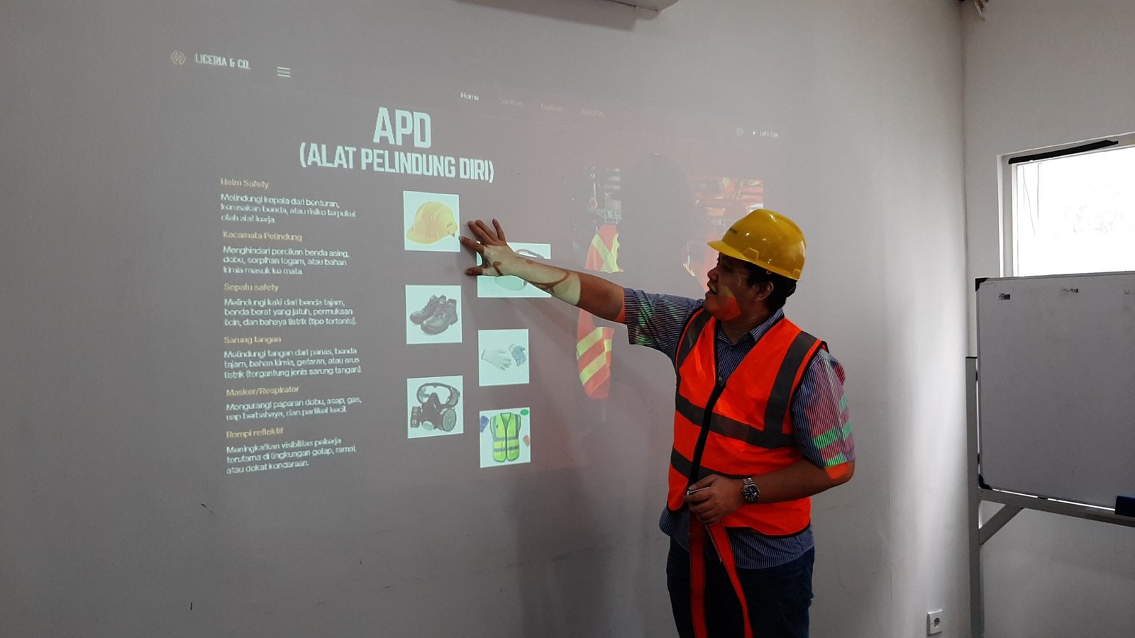 PT. Optima Jaya Persada holds K3 training.